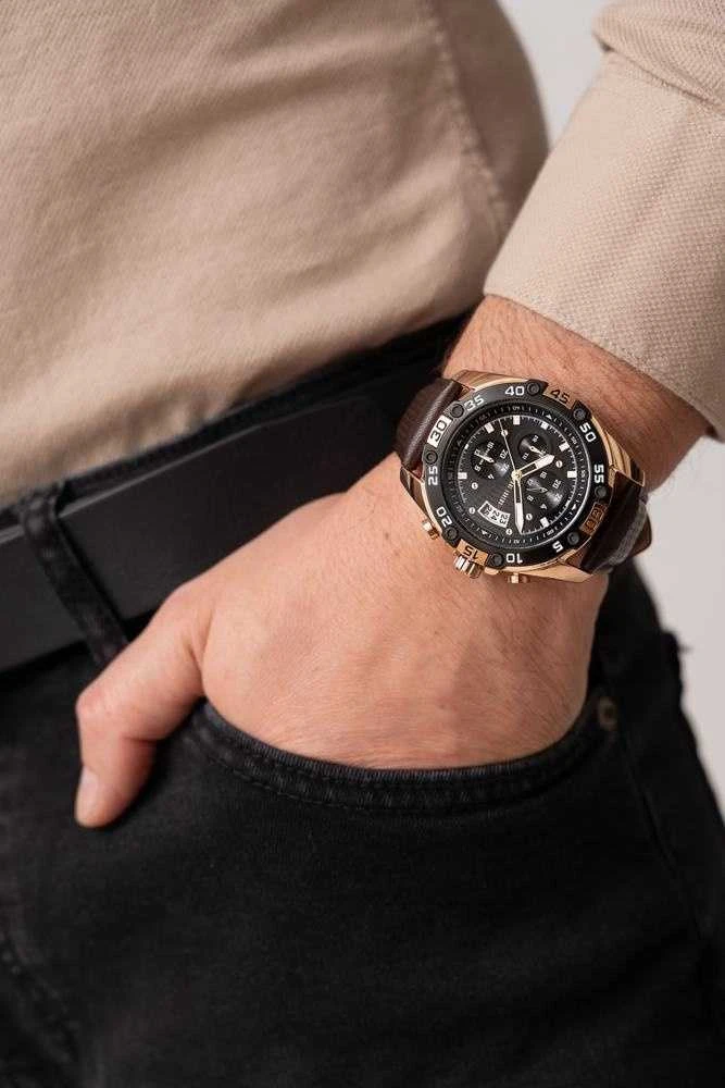 Laikrodis PAUL LORENS MALE WATCH -PL8754A5-1B1 (zg375d) + BOX