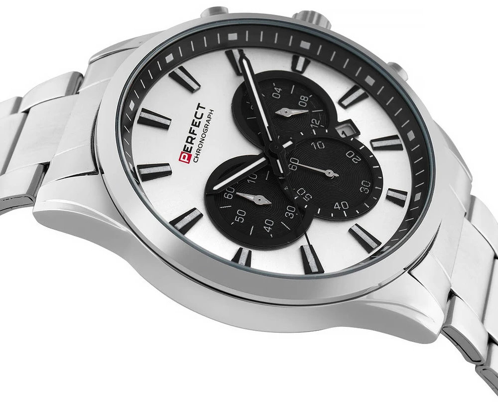 Vyriškas laikrodis PERFECT M510CH-01 - CHRONOGRAF (zp386a) + BOX