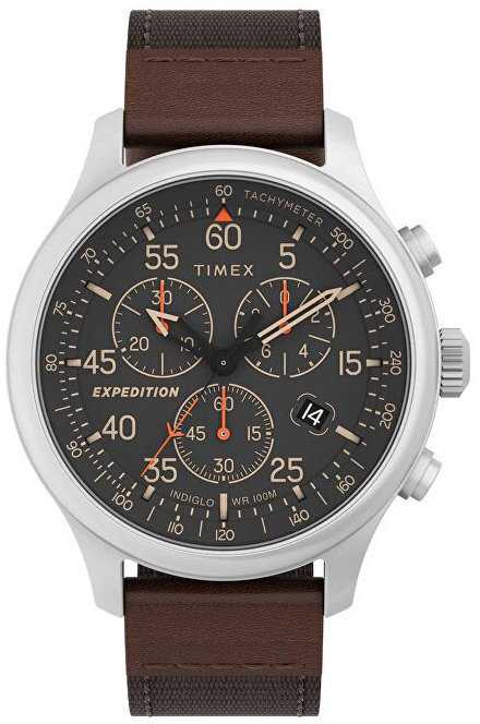 TIMEX vyriškas „Expedition Field Chronograph“ laikrodis, 43 mm, TW4B26800 + dėžutė