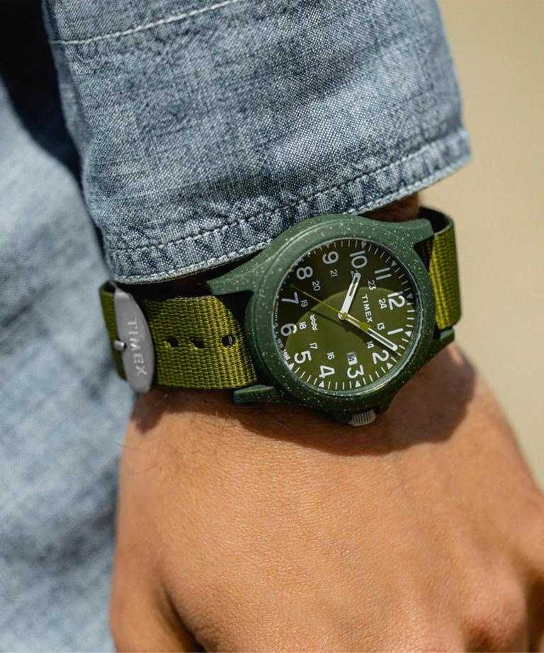 Timex Vyriškas Laikrodis Reclaim Ocean TW2V96000 Eco-friendly