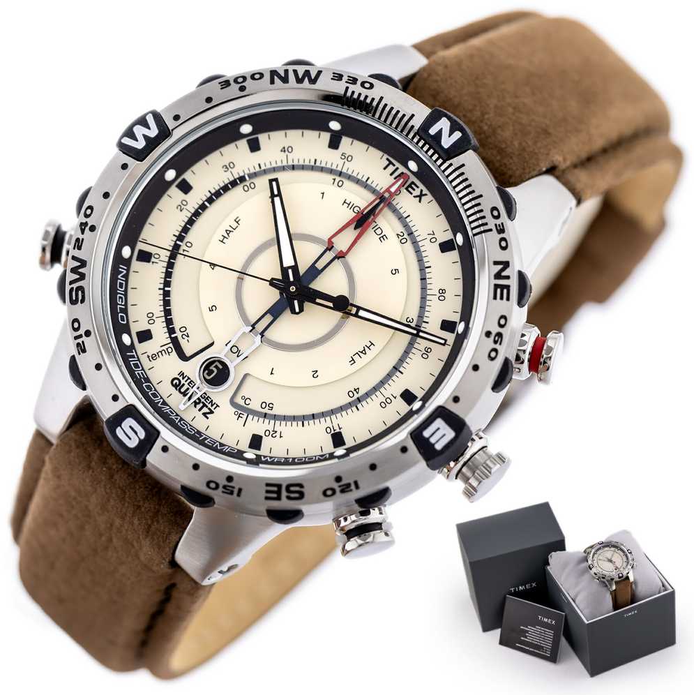 VYRIŠKAS LAIKRODIS TIMEX T2N721 – KOMPASAS IR TERMOMETRAS (zt084a)