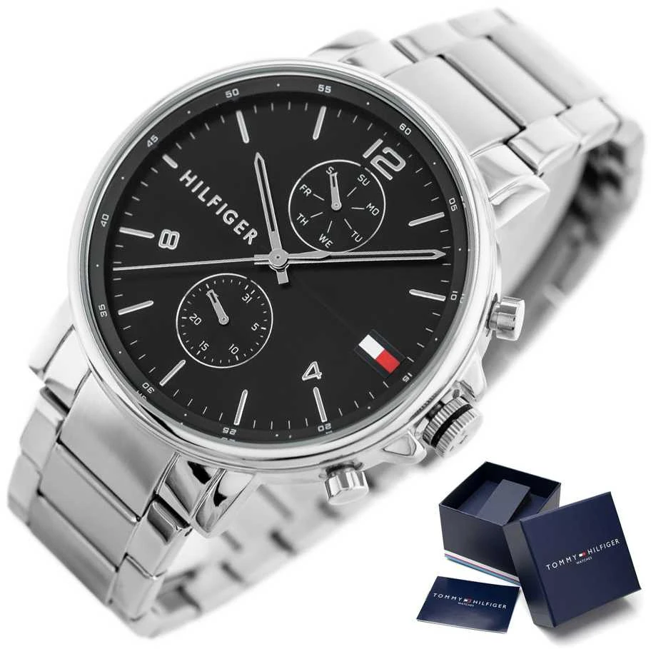 Vyriškas laikrodis TOMMY HILFIGER 1710413 DANIEL (zf009a) + BOX