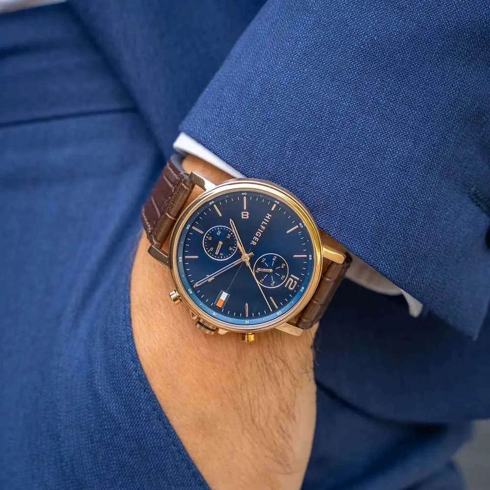 Vyriškas laikrodis TOMMY HILFIGER 1710418 DANIEL (zf010c) + BOX