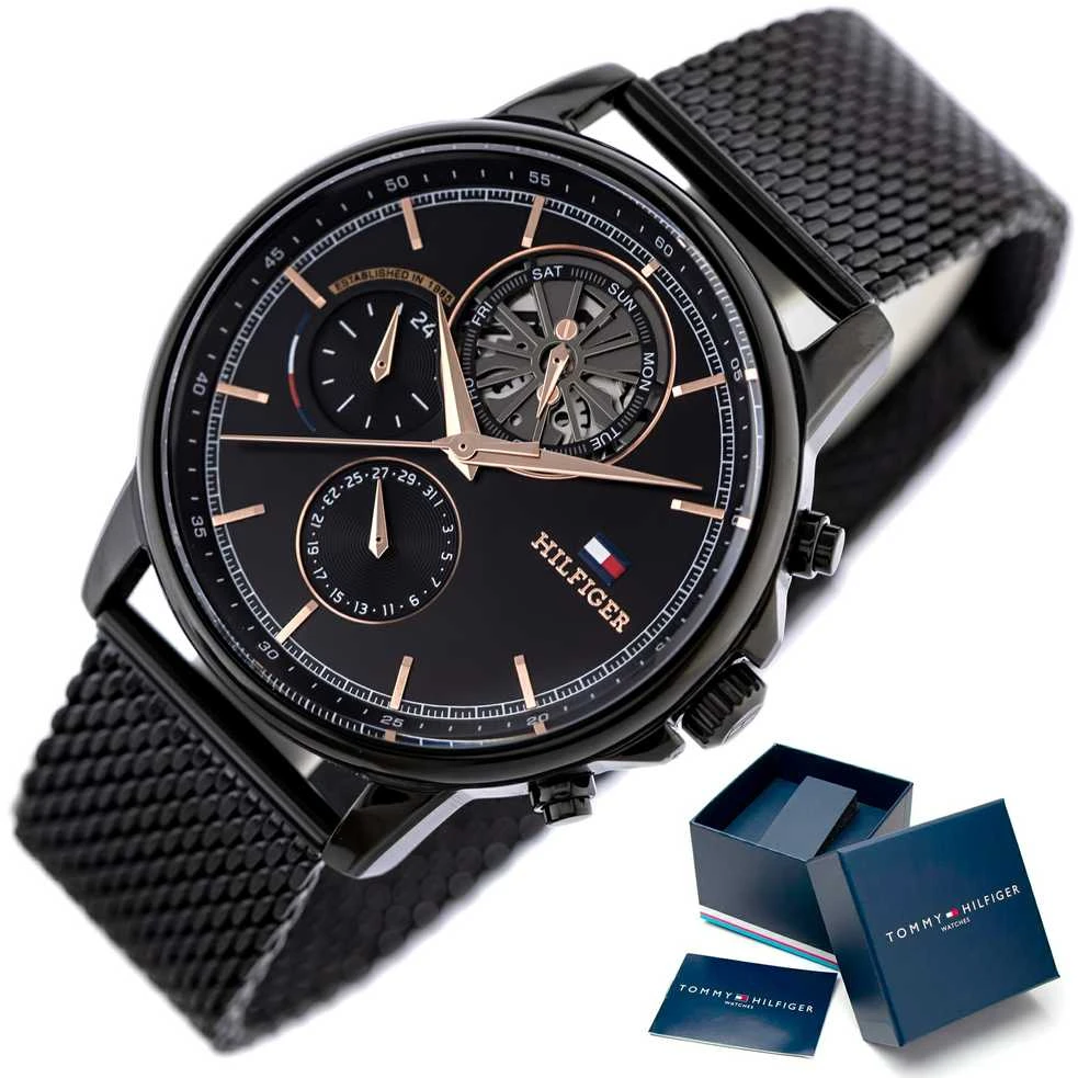 Vyriškas laikrodis TOMMY HILFIGER 1710610 (zf112a) + BOX