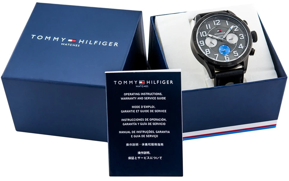 VYRIŠKAS LAIKRODIS TOMMY HILFIGER 1791325 DENIM (zf028a)