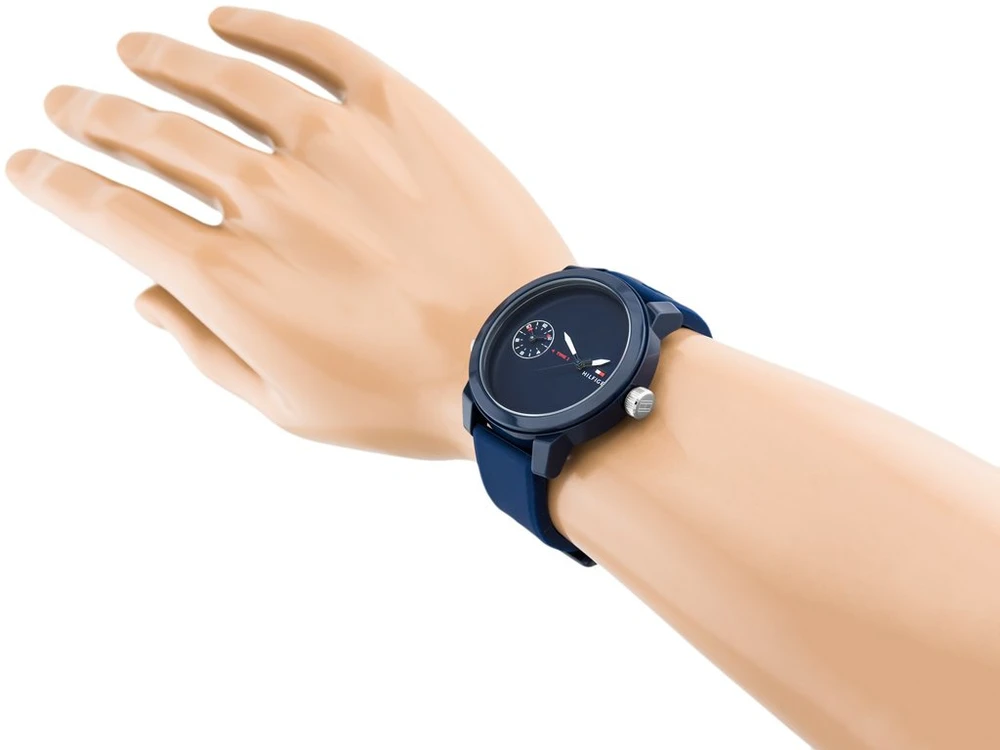 VYRIŠKAS LAIKRODIS TOMMY HILFIGER 1791325 DENIM (zf028a)
