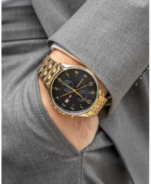 Laikrodis TOMMY HILFIGER MEN'S WATCH 1791708 WEST (zf018b) + BOX