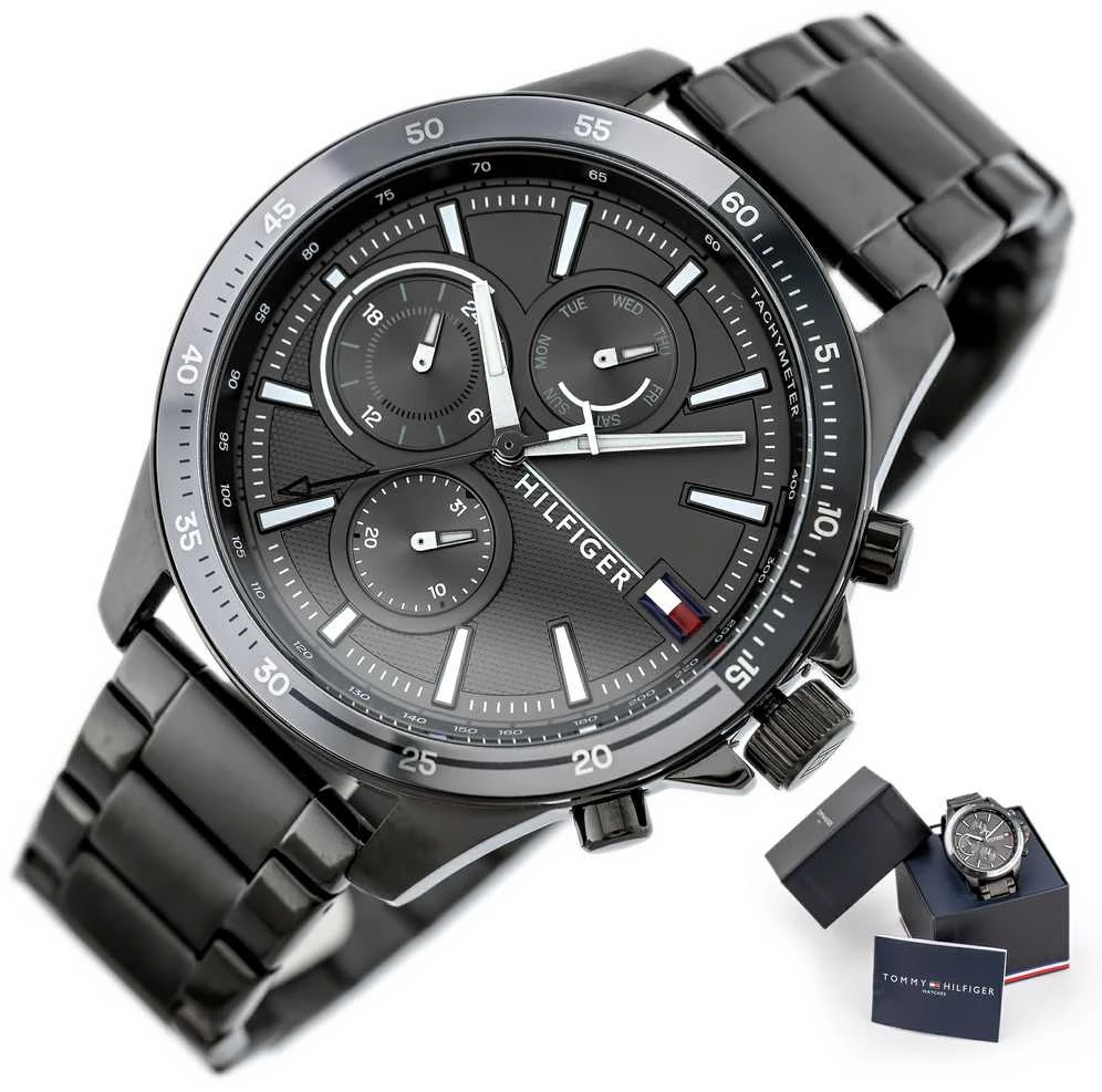 VYRIŠKAS LAIKRODIS TOMMY HILFIGER 1791719 BANK (zf022c)