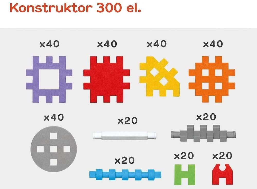 Marioinex Konstrukciniai blokai „Mini Wafers Konstruktor 300“