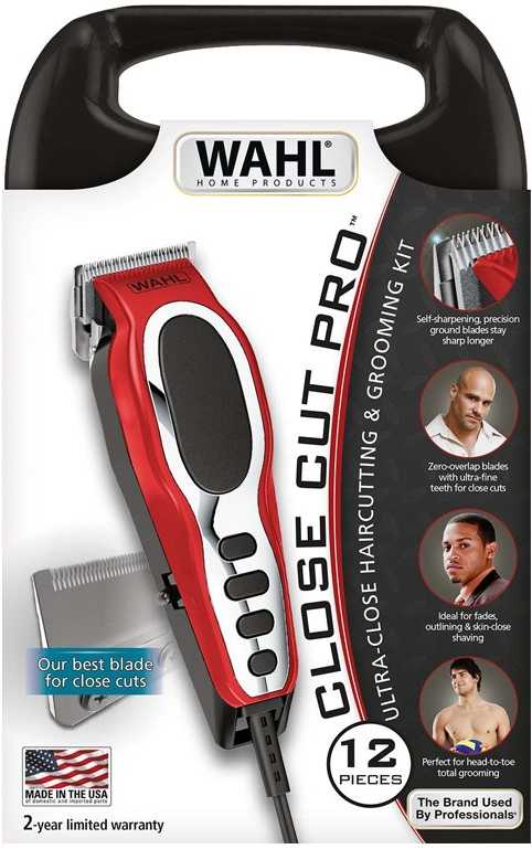 Wahl 79111-2016 hair trimmers/clipper Juodas, Raudona, Sidabrinis 6