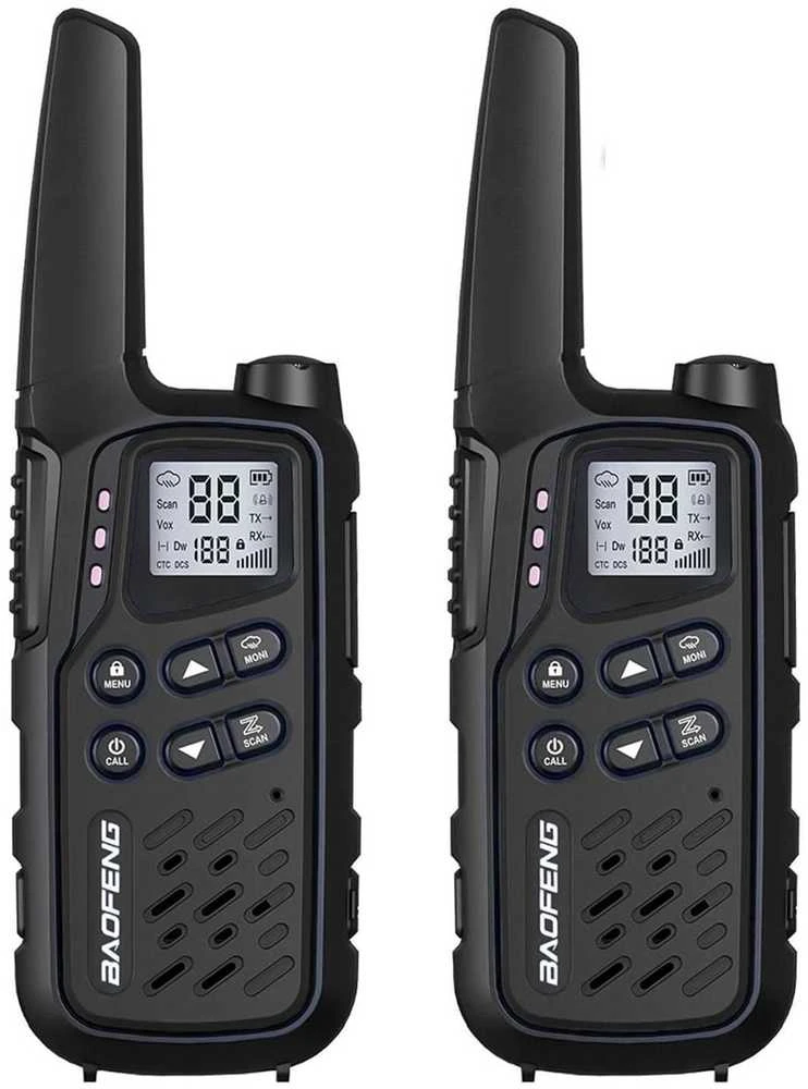 Walkie-Talkie Baofeng BF-T25E Juodas, 2 pieces