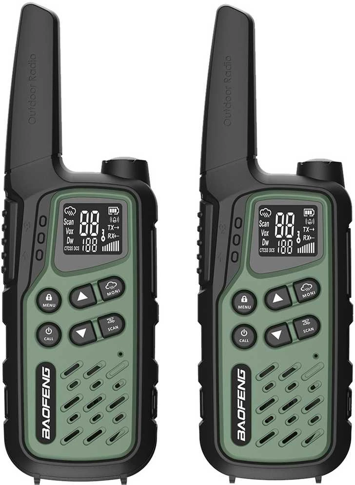 Walkie-Talkie Baofeng BF-T25E Žalias, 2 pieces