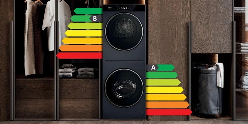WASHER-DRYER CLC108-GNU1-S TOWER HAIER