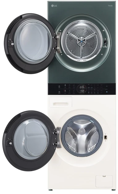 Kombinuota skalbyklė-džiovyklė LG WashTower™, 12/10 kg (WT1210EGF)