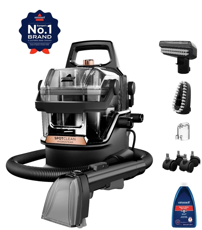 Kilimų ir baldų valymo įrenginys BISSELL SpotClean HydroSteam Pro, 1000W