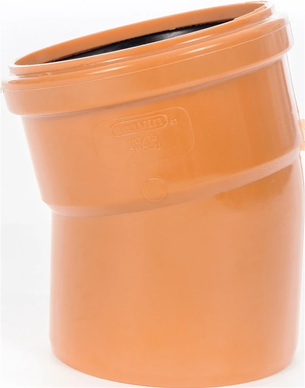 Lauko kanalizacijos alkūnė Wavin, d , 110, 15*