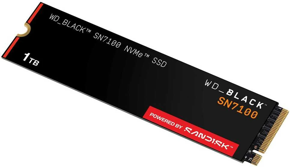 Western Digital Juodas SN7100 1 TB M.2 PCI Express 4.0 NVMe