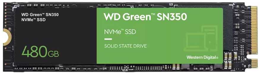 SanDisk WD Žalias SN350 NVMe SSD 480GB M.2 2280 PCIe Gen3 8Gb/s