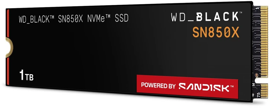 Kietasis diskas SSD Western Digital SN850X, 1TB/Supremely Fast PCIe Gen4 x4 M.2 internal single-packed POWERED BY SANDISK