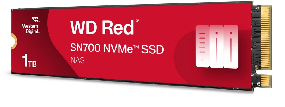 WD Raudona SSD SN700 NVMe 1TB M.2 2280 PCIe Gen3 8Gb/s vidinis diskas NAS įrenginiams, maitinamas „SANDISK“