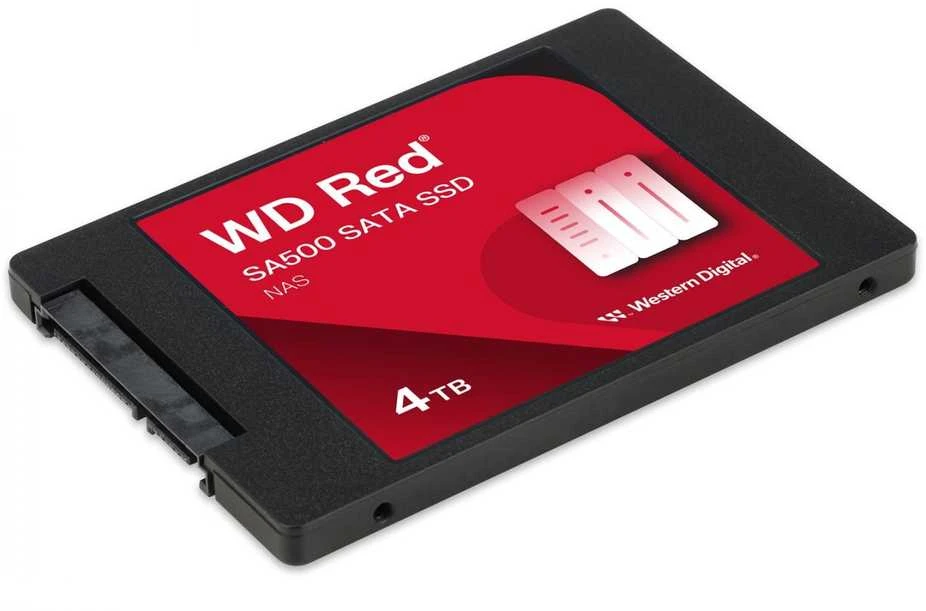 Sandisk WD Raudona SA500 SSD 4TB