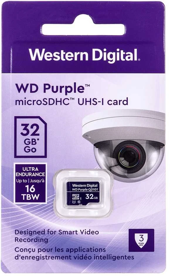 Atminties kortelė Western Digital WD Purple SC Ultra Endurance microSD Card 32GB