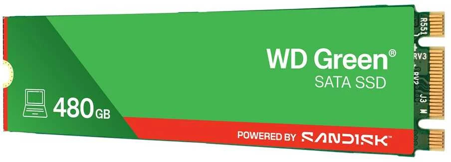Western Digital Green WDS480G3G0B vidinis kietasis diskas SATA SSD M.2 2280