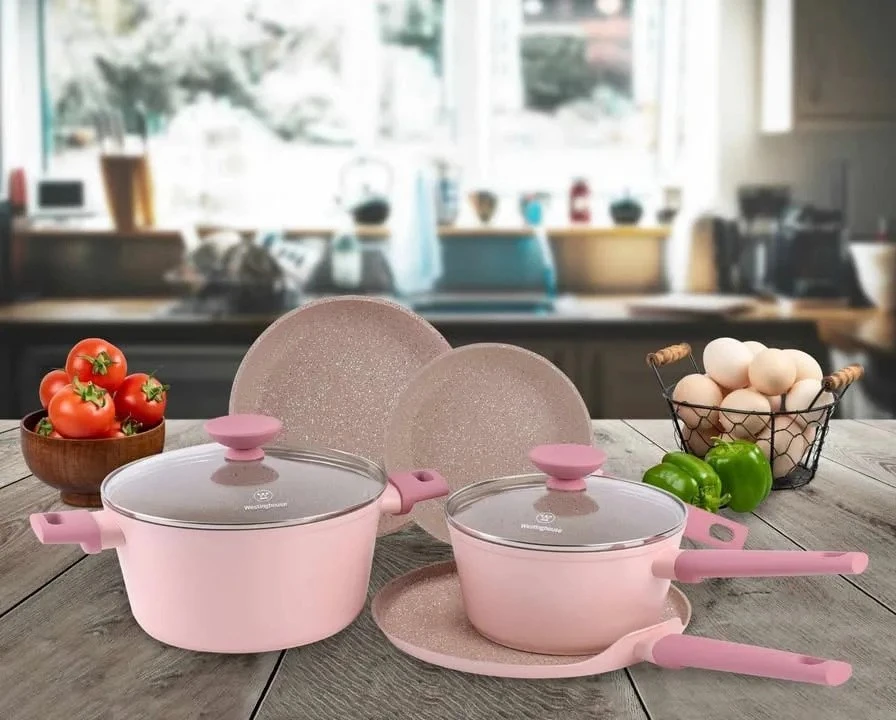 Westinghouse WCCS202607A aliuminio cookware set, 7 pieces