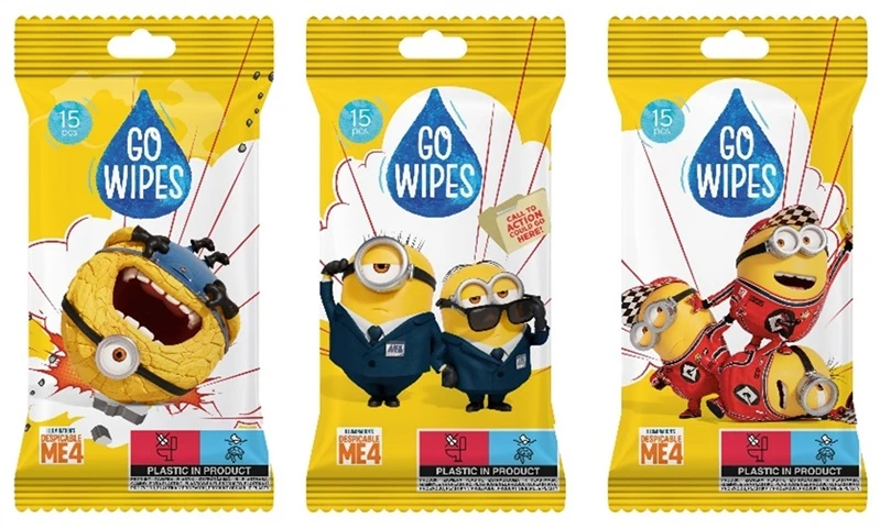 SERVET DRĖG GOWIPES ANTIBAK MINIONS 15VN