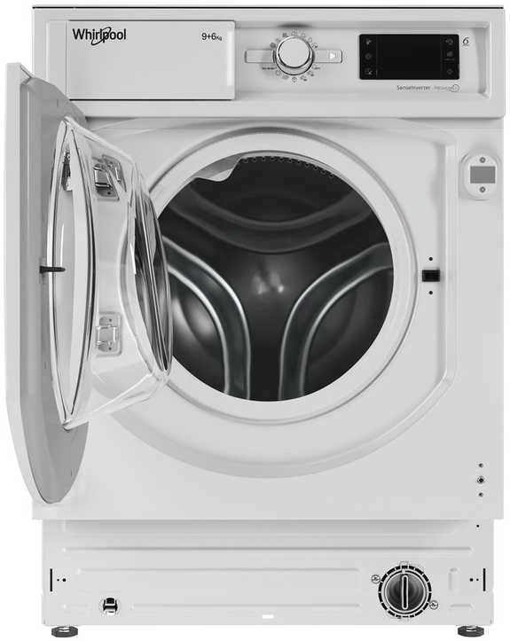 „Whirlpool BI WMWG 91485 EU“ skalbimo mašina-džiovyklė, įmontuojama, pakraunama per priekį, „Baltas D“