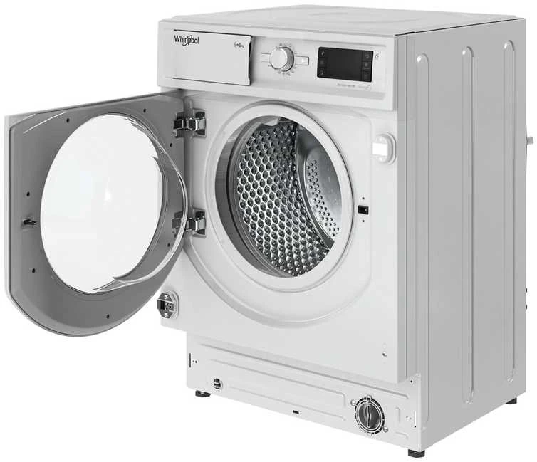„Whirlpool BI WMWG 91485 EU“ skalbimo mašina-džiovyklė, įmontuojama, pakraunama per priekį, „Baltas D“