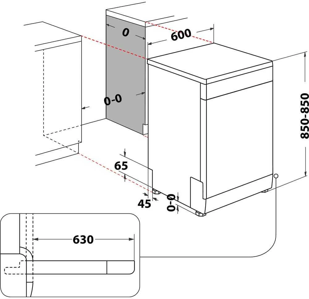 Indaplovė Whirlpool W7F HS41 X
