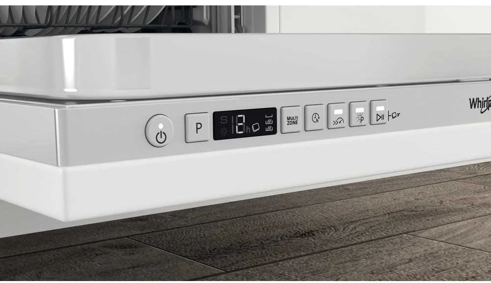 Indaplovė „Whirlpool WI 7020 PF“ pusiau įmontuojama, 14 vietų komplektų, E