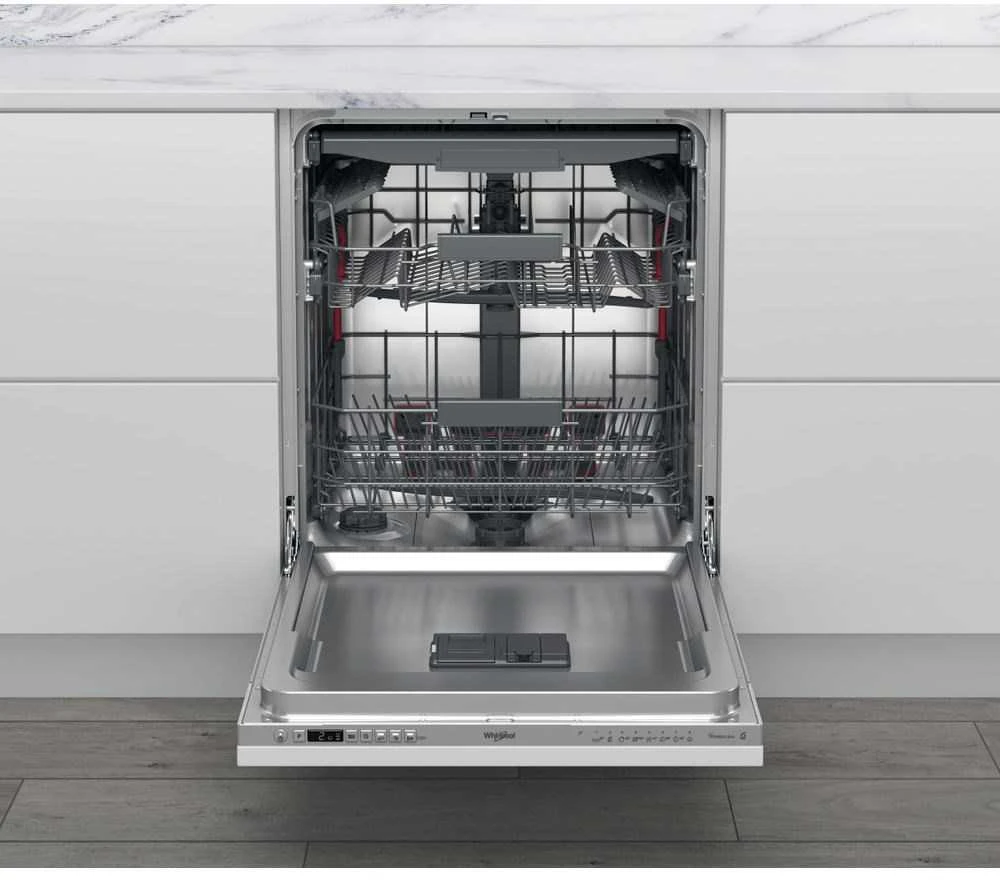 Indaplovė „Whirlpool WI 7020 PF“ pusiau įmontuojama, 14 vietų komplektų, E