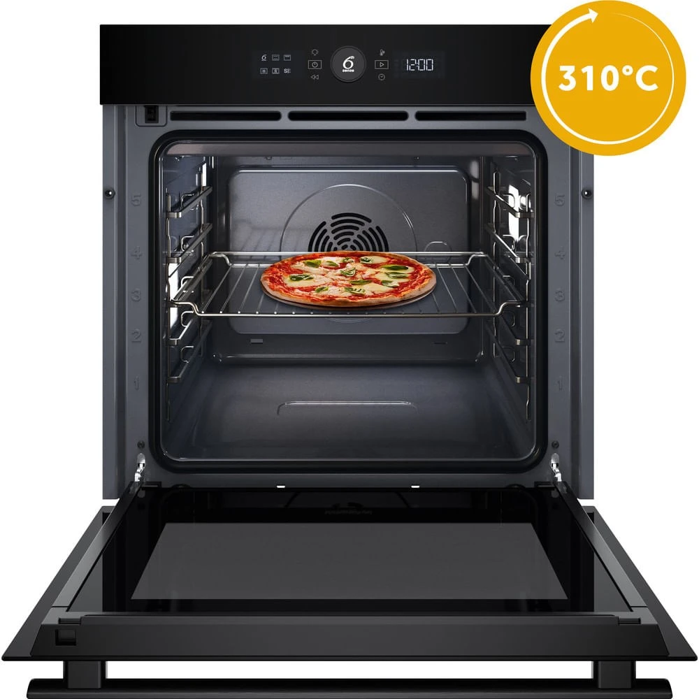 „Whirlpool“ orkaitė | WOI4S8PM0SBA | 73 l | Elektrinė | Pirolizės/Hidrolizacijos | Elektroninė | Garų funkcija | Konvekcija | Aukštis 59,7 cm | Plotis 59,5 cm | Juodas