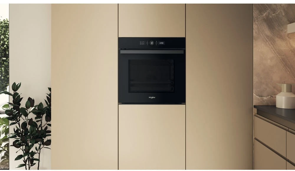 „Whirlpool“ orkaitė | WOI4S8PM0SBA | 73 l | Elektrinė | Pirolizės/Hidrolizacijos | Elektroninė | Garų funkcija | Konvekcija | Aukštis 59,7 cm | Plotis 59,5 cm | Juodas