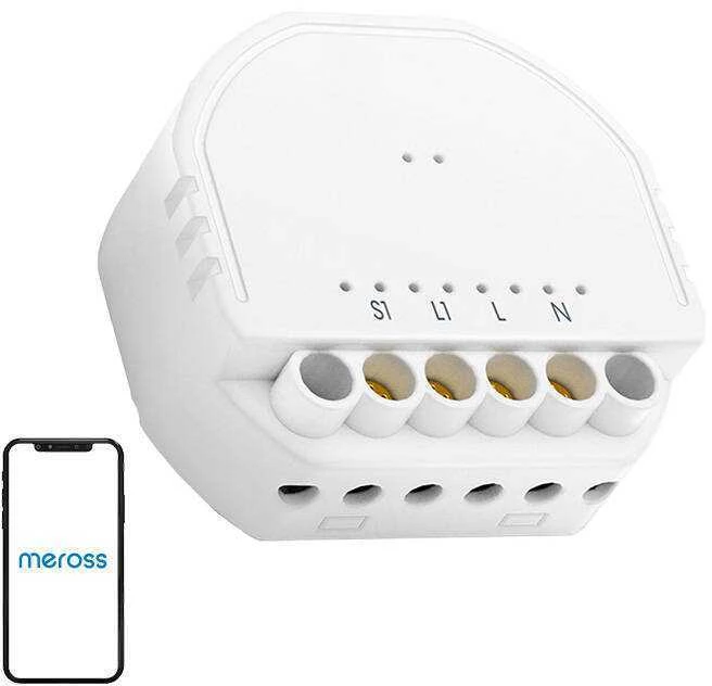 Meross MSS810 1 kanalo Wi-Fi relė veikia su Apple Homekit, SmartThings