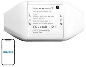 „Wi-Fi“ išmanusis jungiklis „Meross MSS710-UN“ (su „HomeKit“)