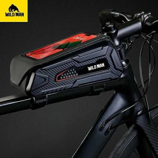 WILDMAN M90 Bike Dėklas/Mount Frame Pannier juodos spalvos