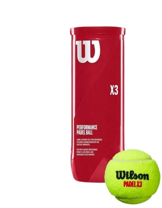 WILSON WILSON PADEL X3 padelio kamuoliukai