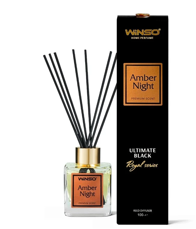 Winso Namų kvapas Ultimate Juodas Amber Night, 100 ml