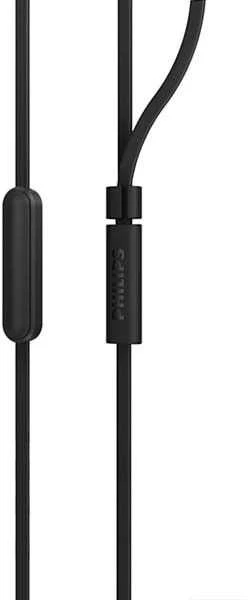 Į ausį įdedamos laidinės ausinės Philips, TAE1105BK/00, Juodos