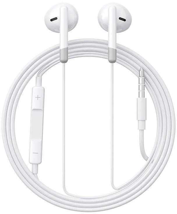 Joyroom Laidinės ausinės JR-EW01, pusiau į ausį (baltos)