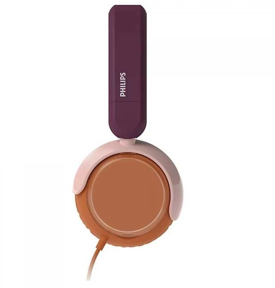 Laidinės vaikiškos ausinės Philips TAK2000MP/00, violetinės ir rudos spalvos