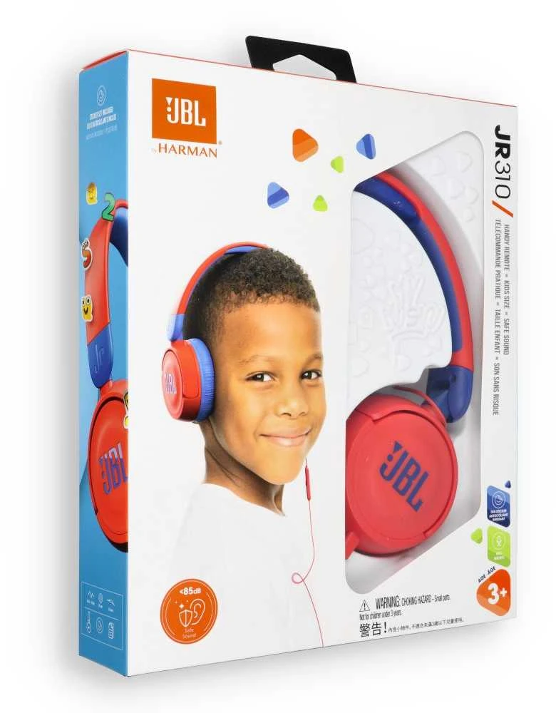 JBL Kids JR310 ausinės , Raudonos/Mėlynos spalvos