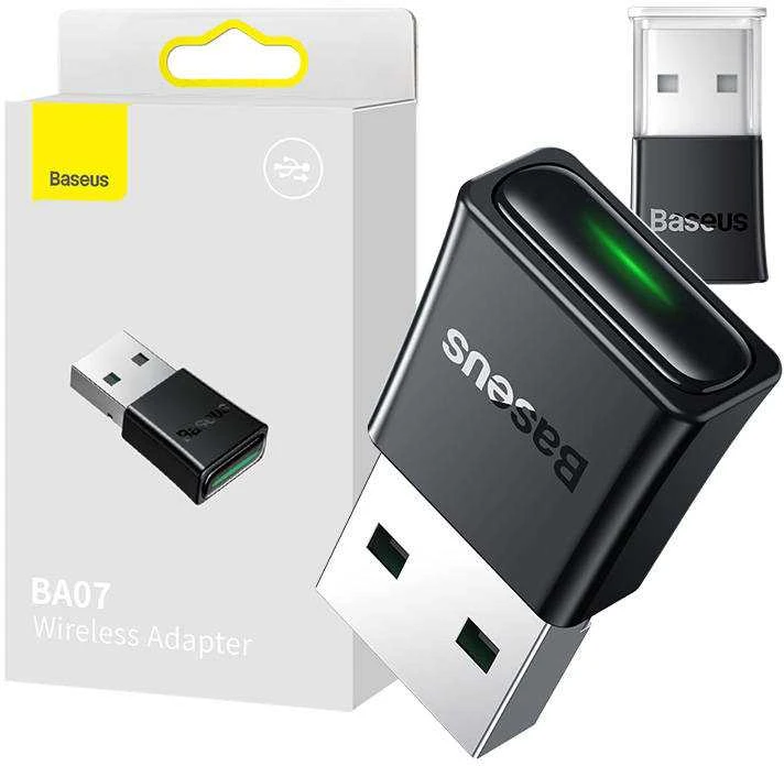 Belaidis adapteris Baseus Juodas BA07