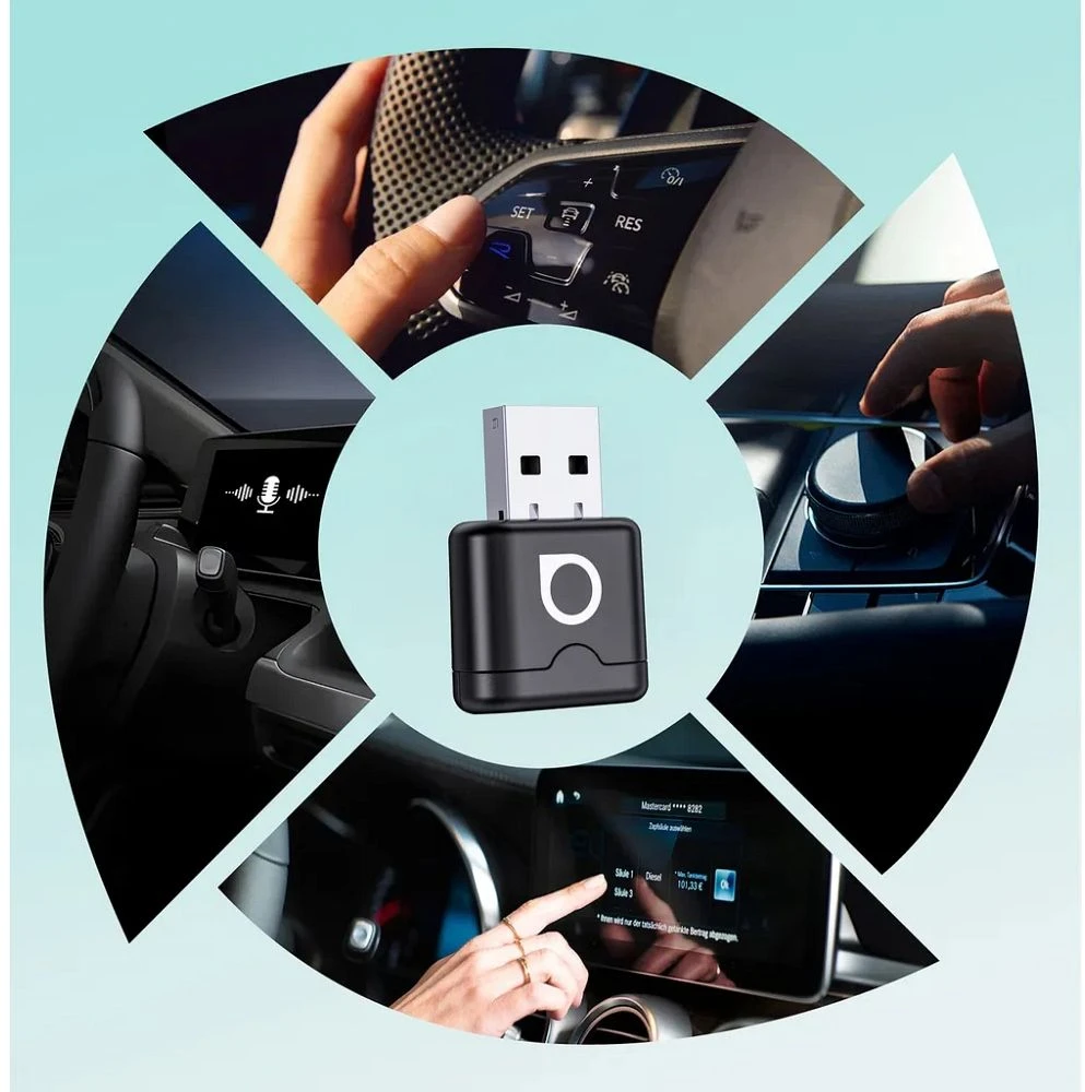 Belaidis automobilinis adapteris OTTOCAST CA530-T Mini Aura 2026