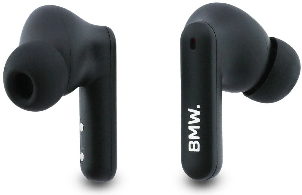 Ausinės Belaidės earphone ENC BMW TWS Leather Metal Logo BMW001137 juodas