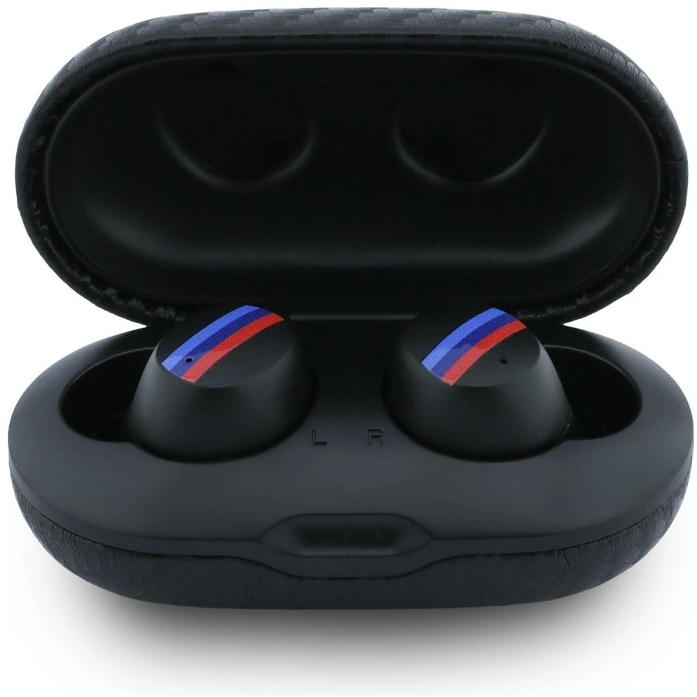 Belaidės ausinės ENC BMW TWS Carbon Metal Logo BMW001141 juodas