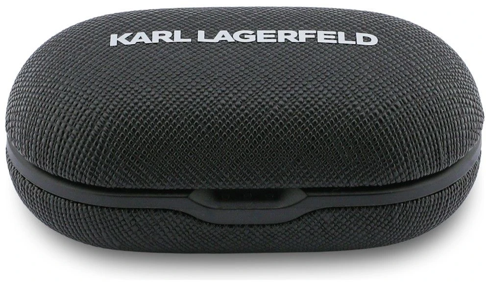 Belaidės ausinės ENC Karl Lagerfeld Saffiano Logo KF003013 juodas